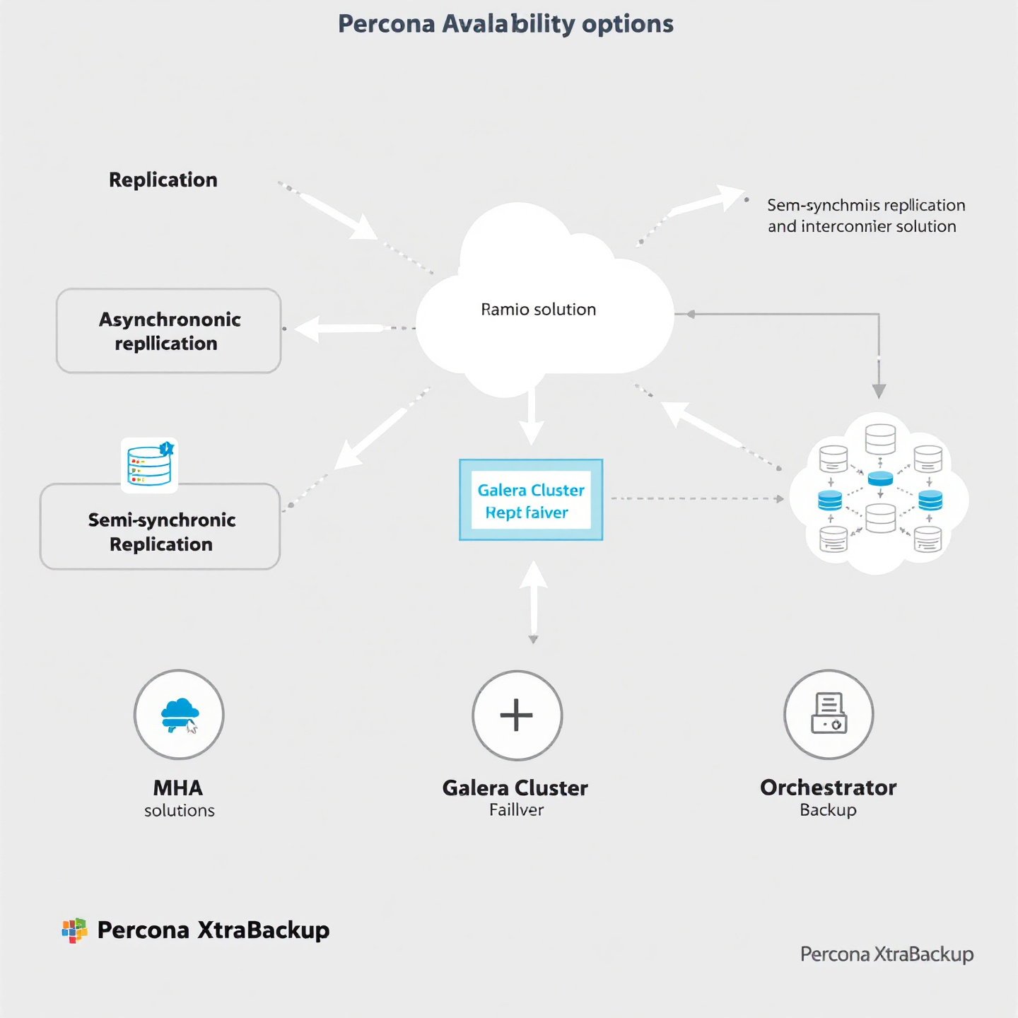 Percona MYSQL หรือ MariaDB มี High Availability กี่แบบแต่ล่ะแบบทำงานยังไง