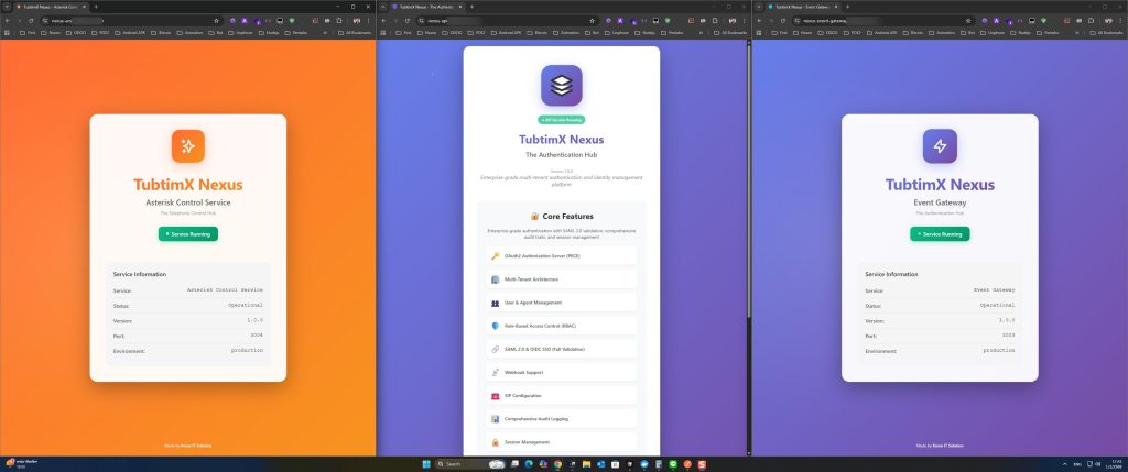 TubtimX Nexus - Service